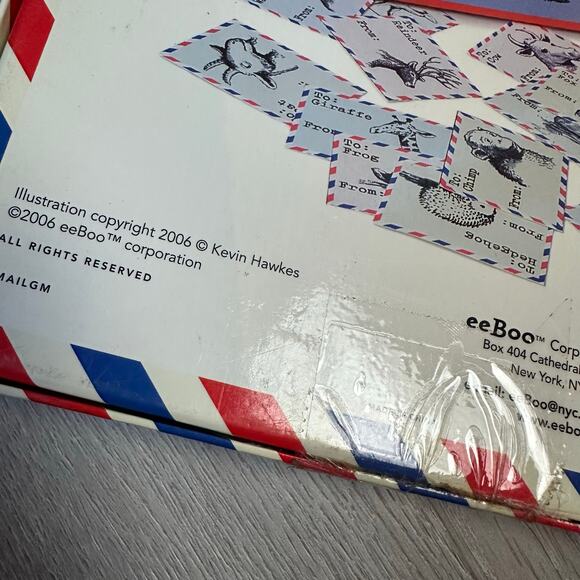 RARE Eeboo Mailbox A Treasure Hunt Party Game 2006 - Picture 4 of 7